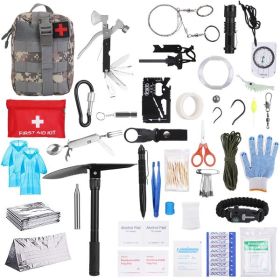 125Pcs Survival Kits Professional Emergency Survival Gear