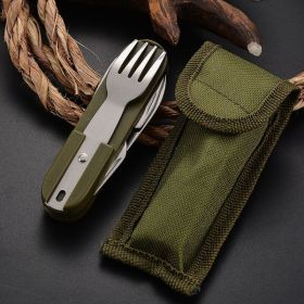 7 In 1 Multifunctional Outdoor Tableware Stainless Steel