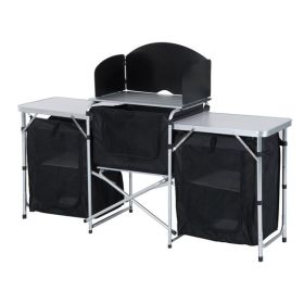 Portable Camping Kitchen Aluminum Table