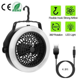 Portable Camping LED Fan 2 in 1