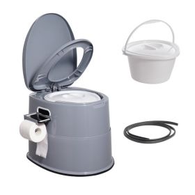 Portable Toilet for Camping, Porta Potty with 1.3 Gal