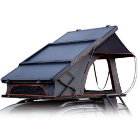 Trustmade Triangle Aluminium Black Hard Shell Grey Rooftop Tent