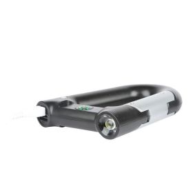 2200mAh Power Bank w/Emergency Flashlight Compass (Color: Black)