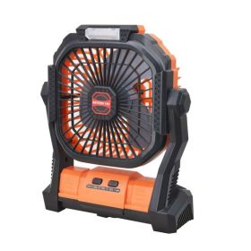 7800mAh Portable Camping Fan Rechargeable (Color: Orange)