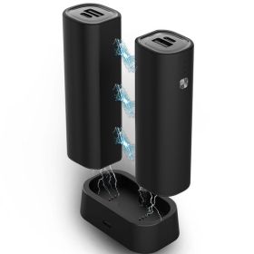 Hand Warmers Rechargeable 2 Pack, 10000 mAh Electric Hand Warmer (Color: Black)
