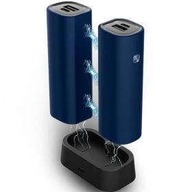 Hand Warmers Rechargeable 2 Pack, 10000 mAh Electric Hand Warmer (Color: Blue)