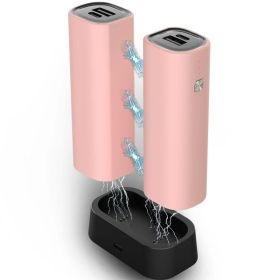 Hand Warmers Rechargeable 2 Pack, 10000 mAh Electric Hand Warmer (Color: pink)