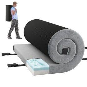 Indoor outdoor Sleeping mat (Color: Gray)