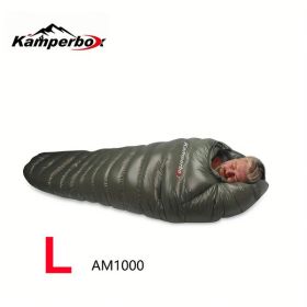 Kamperbox Outdoor Camping Down Sleeping Bag Winter (Type: AM1000LEFT)