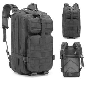 Men's 30L Compact Outdoor Backpack (Color: Black)