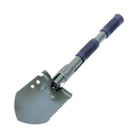 Multi-function Portable Outdoor Camping Folding Shovel (Color: Green)