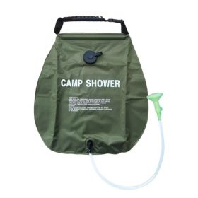 Outdoor Portable Camping Shower Water Bag (Color: Green)