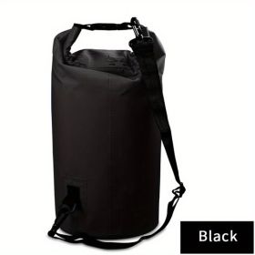 Outdoor Waterproof Sport Dry Bag (Color: Black, Size: 30L)