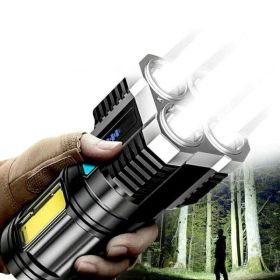 Portable Rechargeable LED Flashlight for Camping & Hiking (Style: Style C)