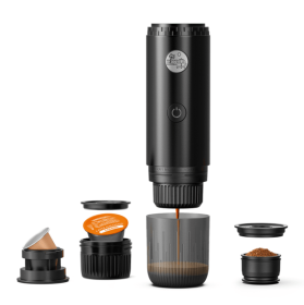 PSME2604 Portable Car Coffee Maker (Color: Black)