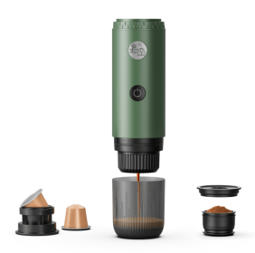PSME2604 Portable Car Coffee Maker (Color: Green)