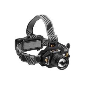 Rechargeable Head Lamp for Camping/Running/Hiking/Fishing (Color: Black)