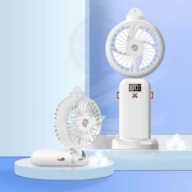 Swirling Mist - Digital Personal Misting Fan (Color: White)